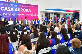 Inaugura Tere Casa Aurora, refugio para resguardar a menores en Aguascalientes