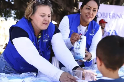 Iniciarán venta de AliLeche en 100 escuelas del oriente de la ciudad