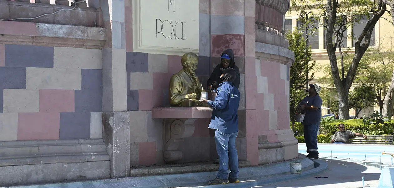 Limpieza de pintas del 8M será paulatina, Leo Montañez