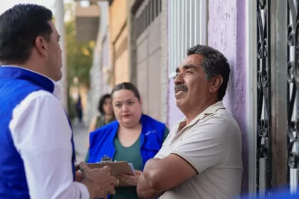 Lleva Leo Montañez el programa Presidente de Frente al Ojocaliente
