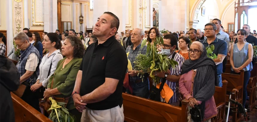 Monseñor preside inicio de Semana Santa con el Domingo de Ramos