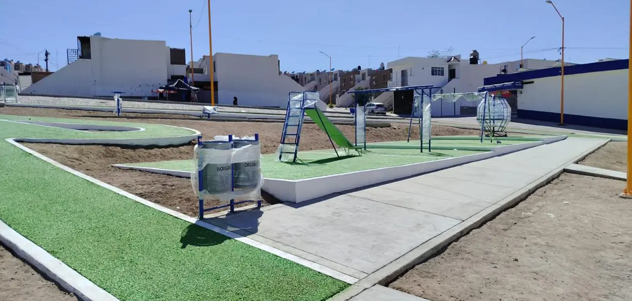 Promueve Leo Montanez la sana convivencia con nuevo parque en Villa Montana 3