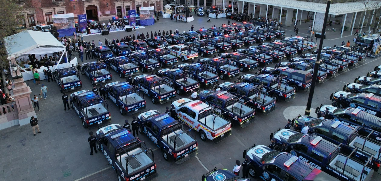 Refuerza TJ el blindaje de Aguascalientes con la adquisicion de 114 nuevas patrullas
