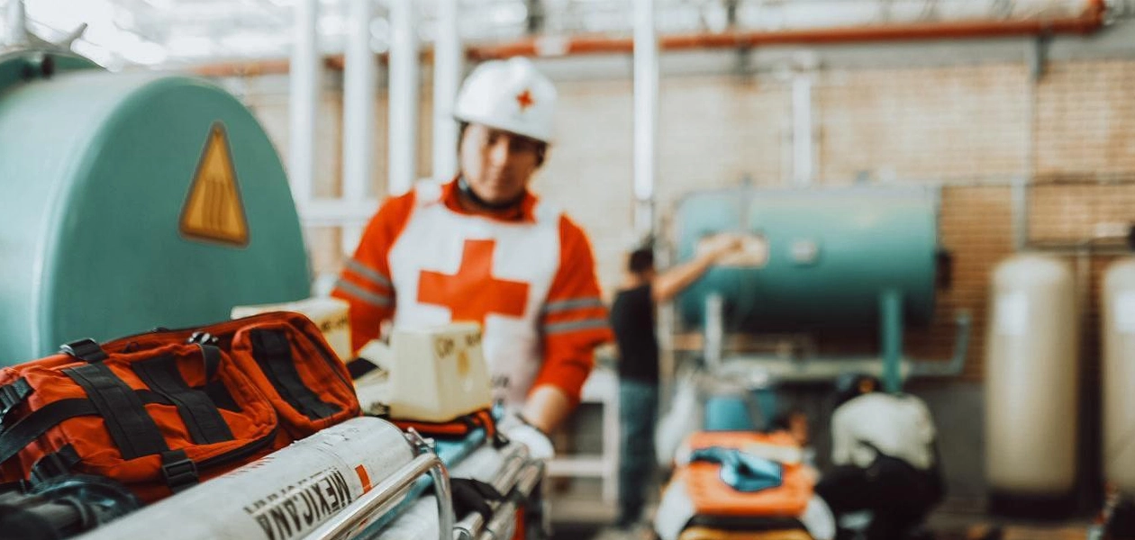 Vistoso Simulacro ´Codigo Naranja´ en el HH 2