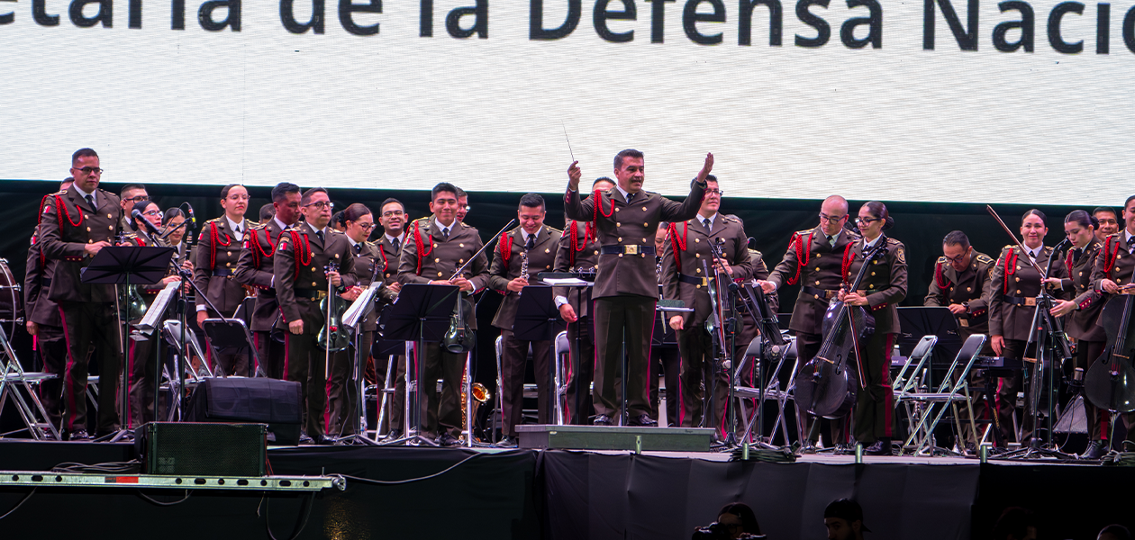 Con repertorio clásico y mexicano, las fuerzas armadas conectan con Aguascalientes en la FNSM2026