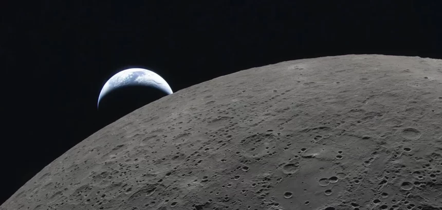 Artemisa II compartiendo imágenes inéditas de la Luna