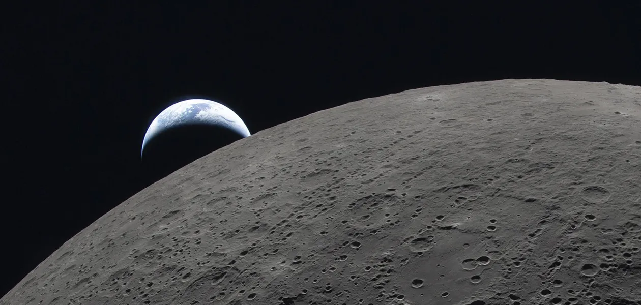 Artemisa II compartiendo imágenes inéditas de la Luna