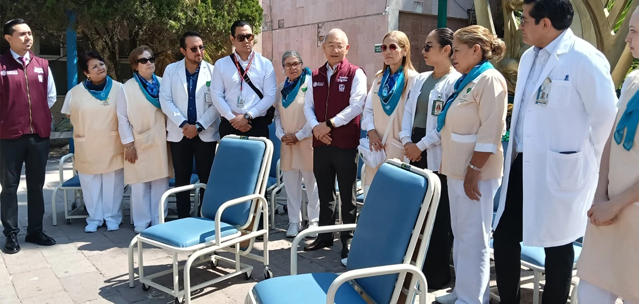 Damas voluntarias realizan donacion de equipamiento al Seguro Social 3