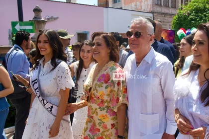 LA gobernadora, Tere Jiménez, encabezó la ceremonia de develación del Bando Solemne de la Feria Nacional de San Marcos 2026. Foto: JLMNoticias / Especial / Diego Cárdenas / Fermín Alvarado.
