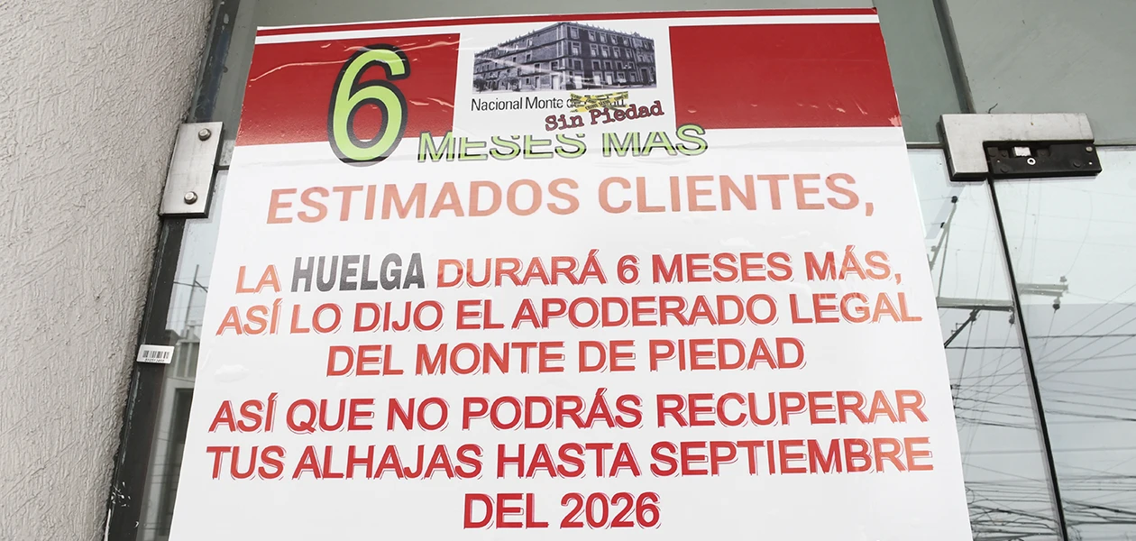 Padecen pignorantes por huelga del Monte de Piedad 2