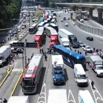 Se reportan solo 12 bloqueos parciales en todo el país