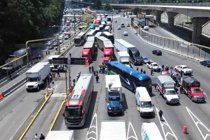 Se reportan solo 12 bloqueos parciales en todo el país