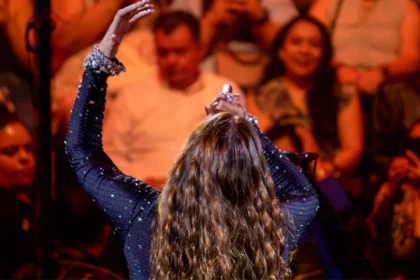 Yuridia Flores se presentó en el Palenque de la Feria Nacional de San Marcos 2026. Foto: JLMNoticias / Adán De la cruz.