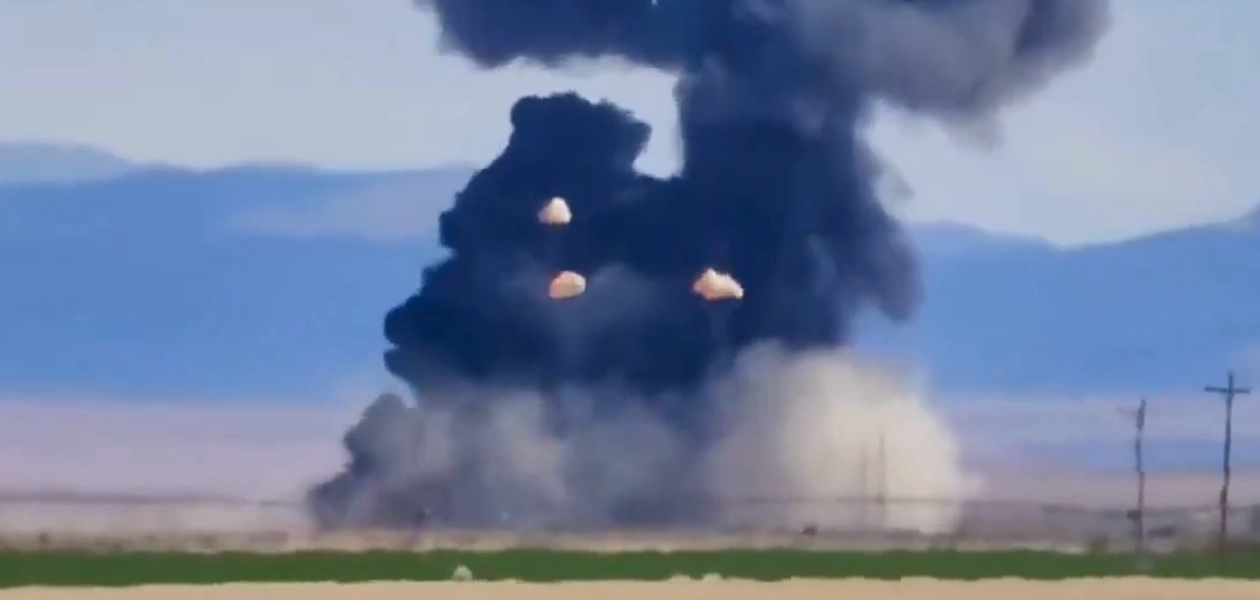 Chocan aviones en espectaculo aereo en Idaho 2