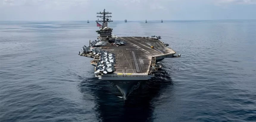 Despliegan portaaviones en el Caribe
