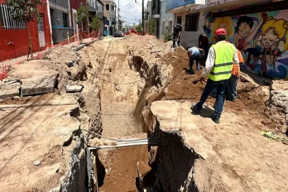 Rehabilita MIAA red de alcantarillado en El Encino