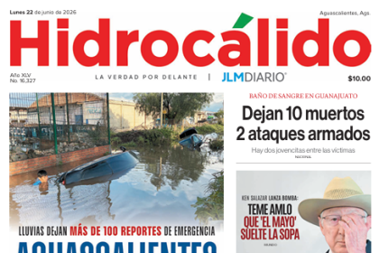 Hidrocálido 22 de junio de 2026