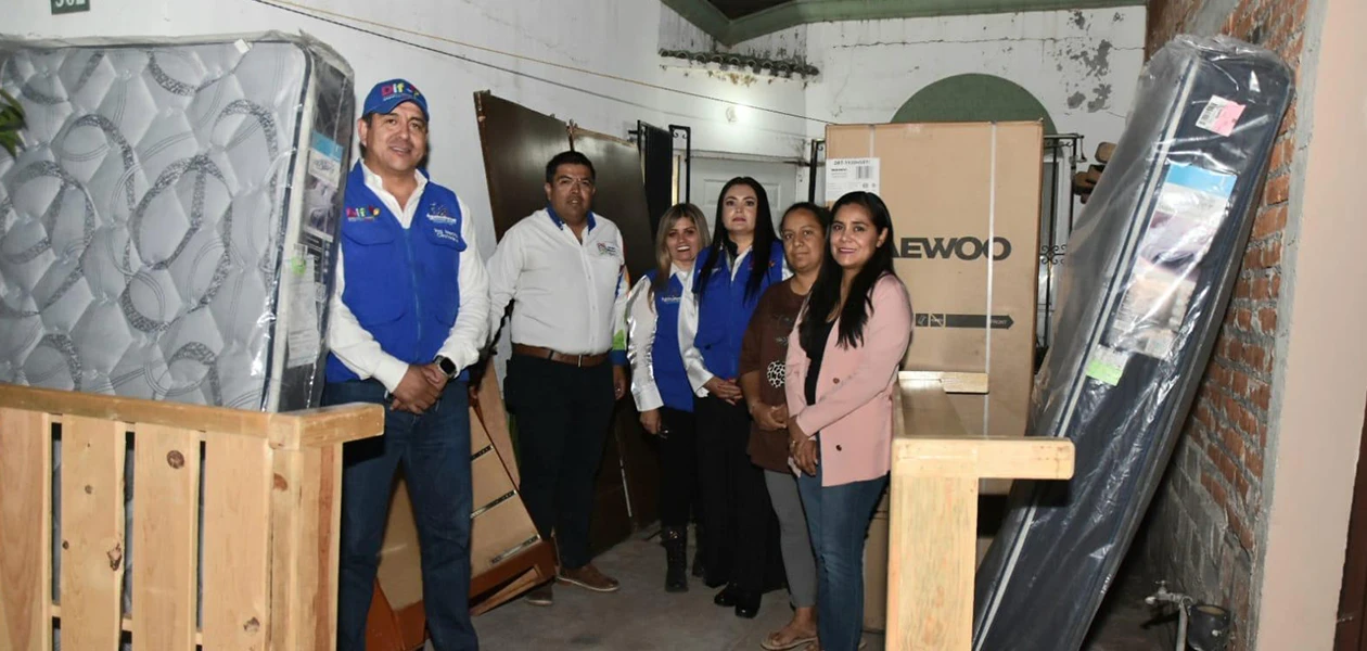 Entrega DIF Estatal apoyos en comunidades de Jesús María
