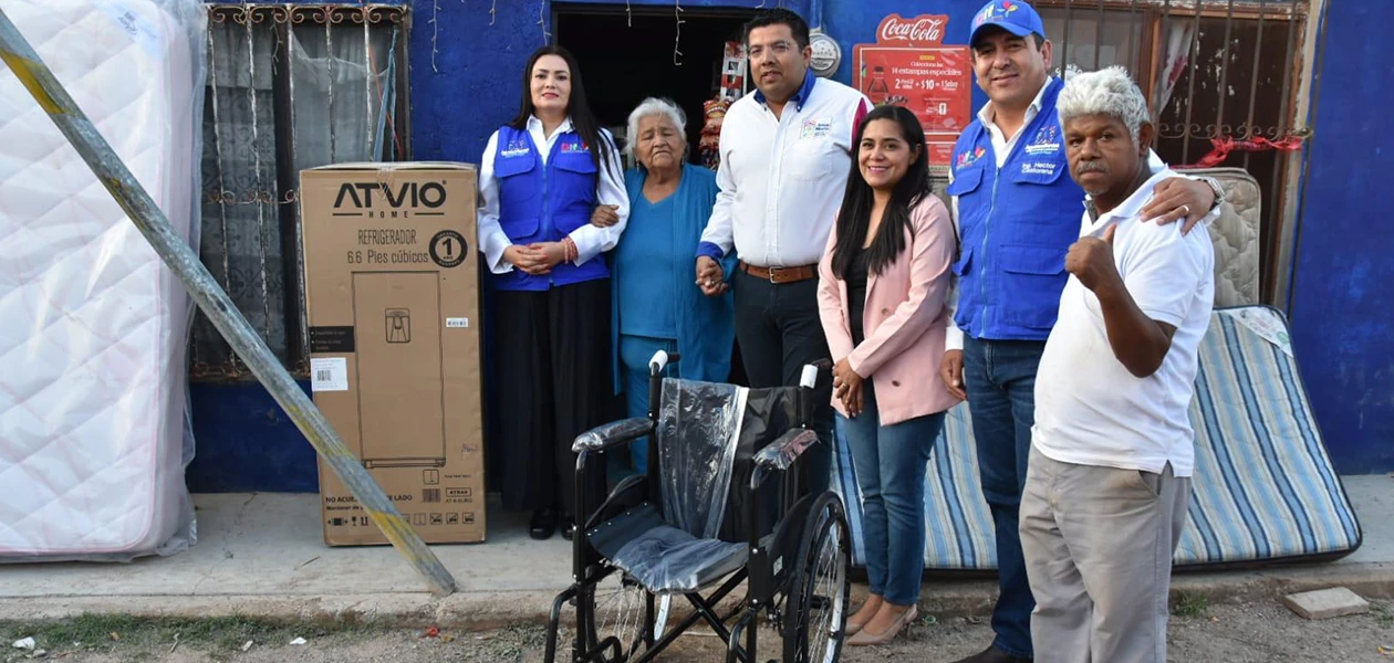 Entrega DIF Estatal apoyos en comunidades de Jesús María