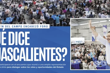 Toño Martín del Campo escuchó y abandera más de 500 propuestas de los hidrocálidos