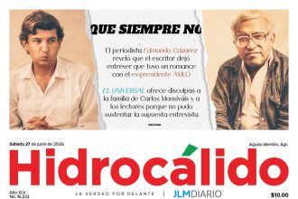 Hidrocálido 27 de junio de 2026