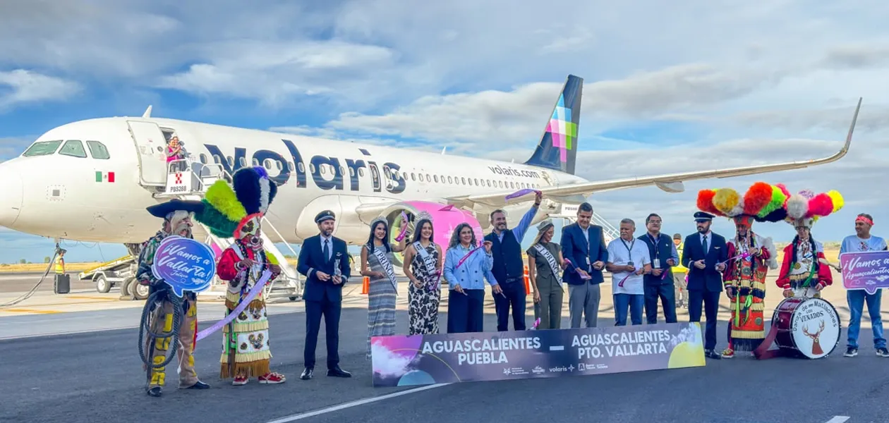 Aguascalientes fortalece su conectividad aérea con nuevos vuelos de Volaris