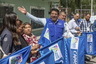 Arranca César Medina obra hidrosanitaria en Jesús María