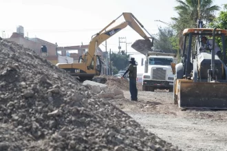 Arranca Leo la tercera atapa de pavimentación en Mariano Hidalgo