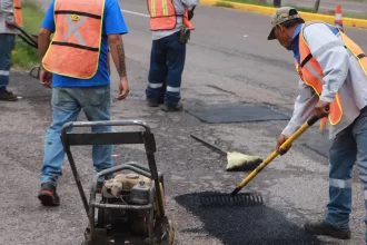 Atiende SOPMA casi mil baches en una semana