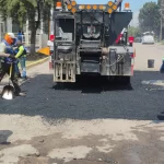 Ayuntamiento de Jesús María intensifica trabajos de bacheo