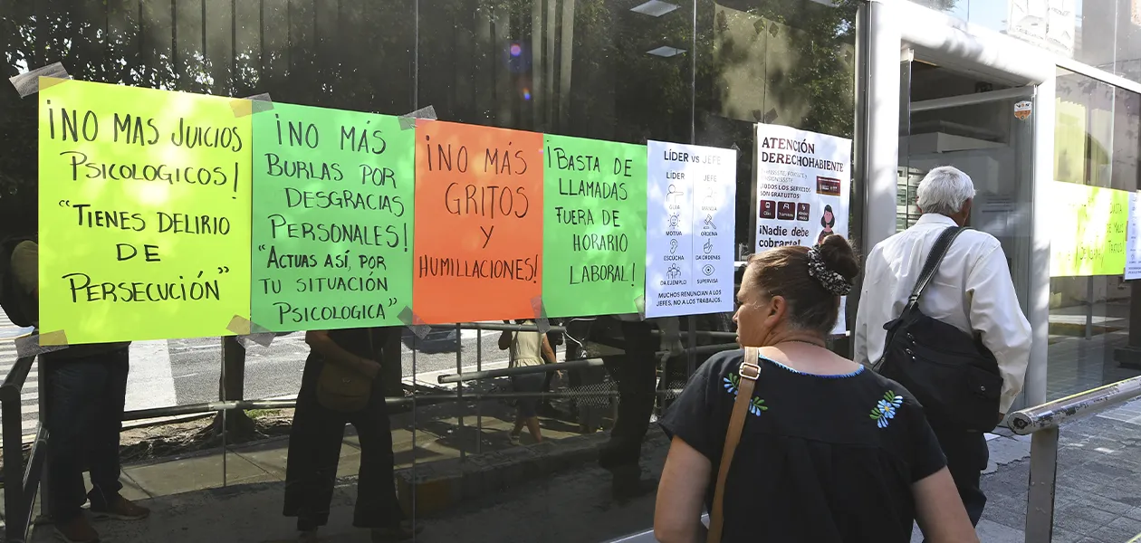 Denuncian presunto acoso y amenazas dentro del ISSSTE