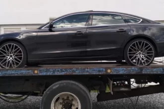Doñita andaba sobre un Audi de Roberto