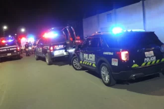 Dos malosos iban en un camionetón y al ser detenidos les hallaron dos rifles AR-15