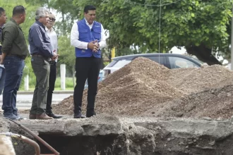 Encabeza alcalde arranque de la rehabilitación de calles en la Gremial