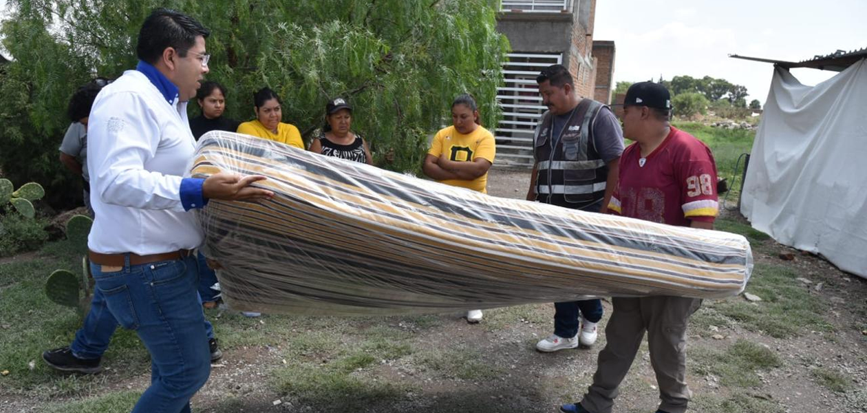 Gobierno de Jesús María lleva apoyo a zonas afectadas