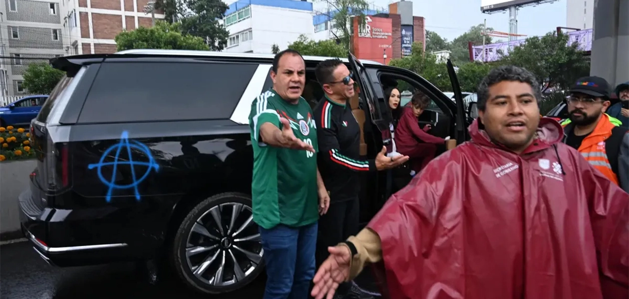 Increpan a Cuauhtémoc Blanco rumbo a partido México vs. Inglaterra