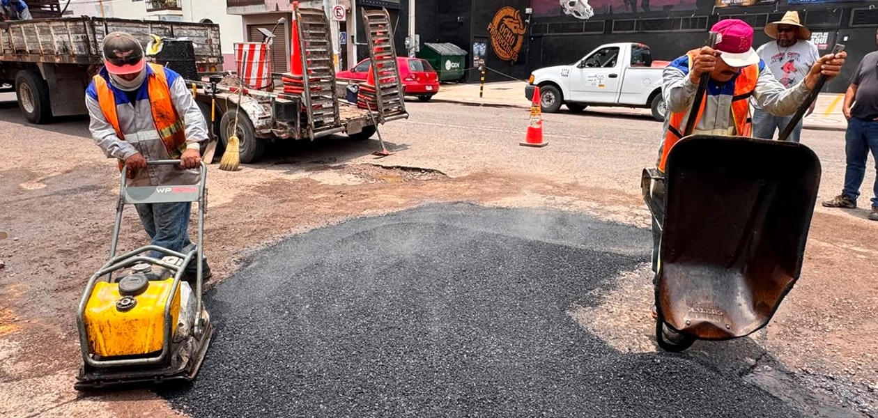 Interviene SOPMA más de 5 km cuadrados con bacheo intensivo