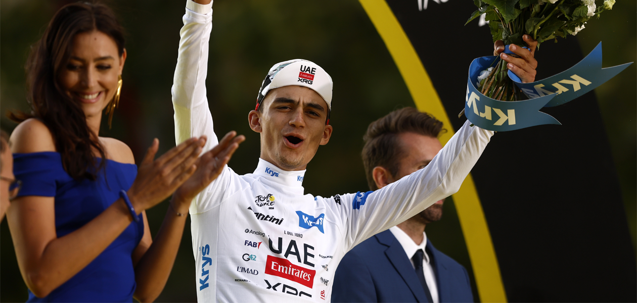 Isaac del Toro es tercer lugar en el Tour de Francia