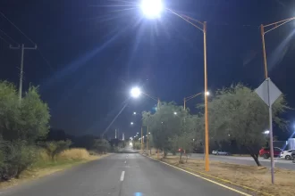 Jesús María moderniza red de alumbrado público en el boulevard J.M. Romo