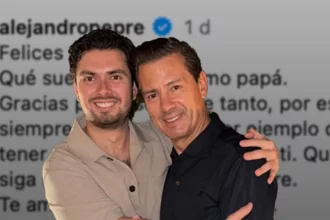 Le dedica hijo de Peña Nieto emotivo mensaje en redes