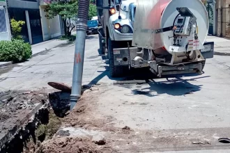 Leo fortalece servicio de alcantarillado sanitario