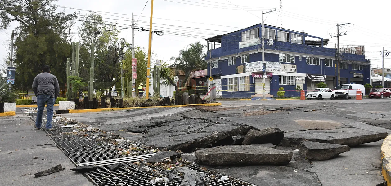 Lluvias dejan caos y severos daños en Aguascalientes