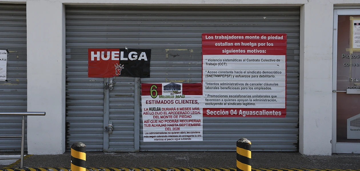 Monte de Piedad lleva más de seis meses en huelga