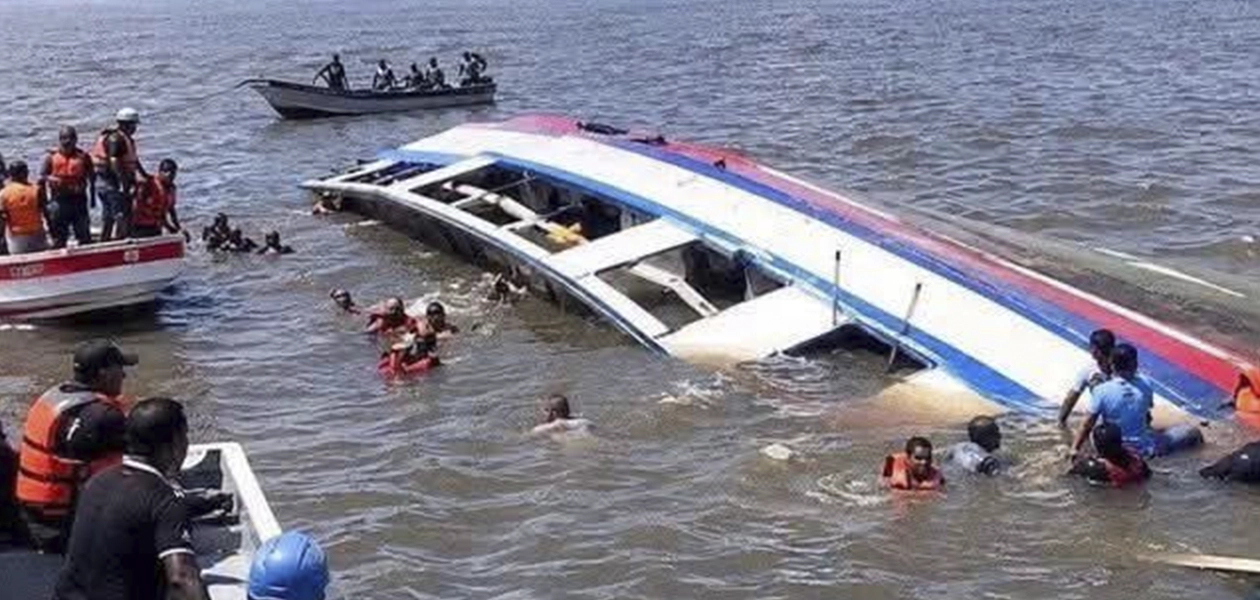 Naufragio de ferry deja al menos 41 personas muertas en Guyana