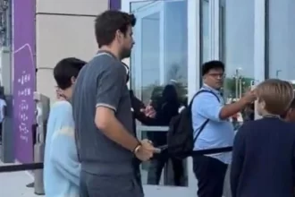 Piqué presenció show de Shakira con sus hijos en la final del mundial