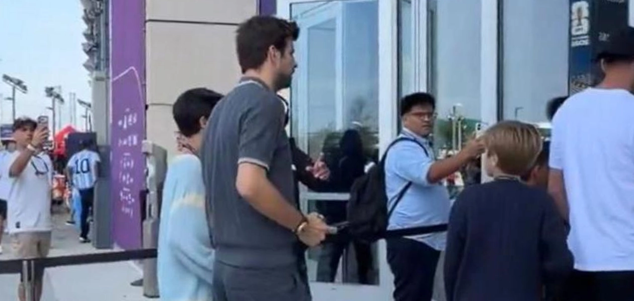 Piqué presenció show de Shakira con sus hijos en la final del mundial