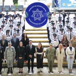 Presiden Tere y Leo graduación de 38 agentes