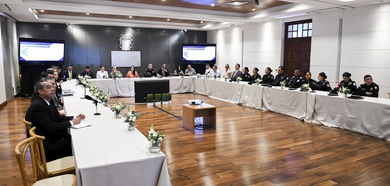 Reitera gobernadora convocatoria a corporaciones de gobierno para preservar la seguridad en Aguascalientes