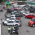 Simulacro de narcobloqueos moviliza a más de 600 elementos en Jalisco