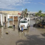Sin personas lesionadas, atiende Jesús María afectaciones por las torrenciales tormentas